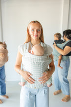 Monroe x Coco Gingham - Cotton Baby Carrier (7-35 lbs)