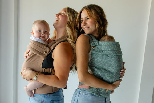 Coco Bloom – Neutral Cotton Baby Carrier (7–35 lbs)